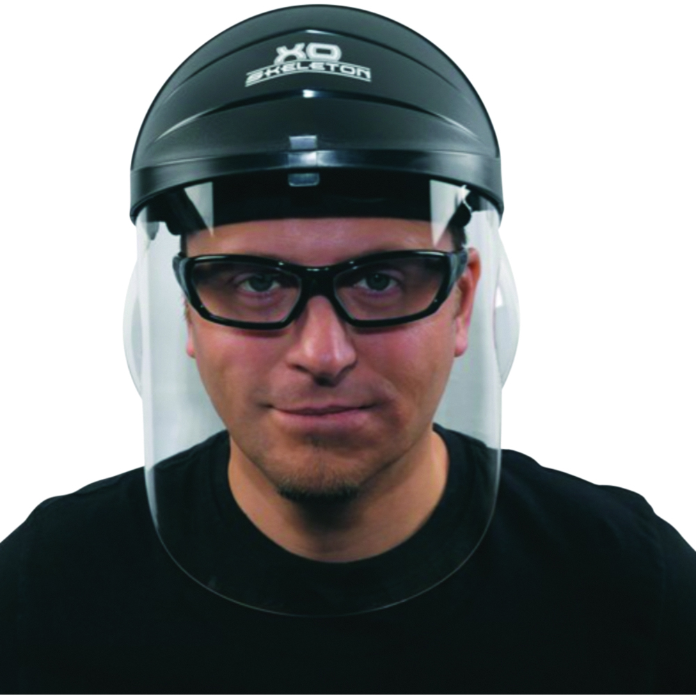 MCR Safety XO Skeleton Series Headgear with Polycarbonate Face Shield