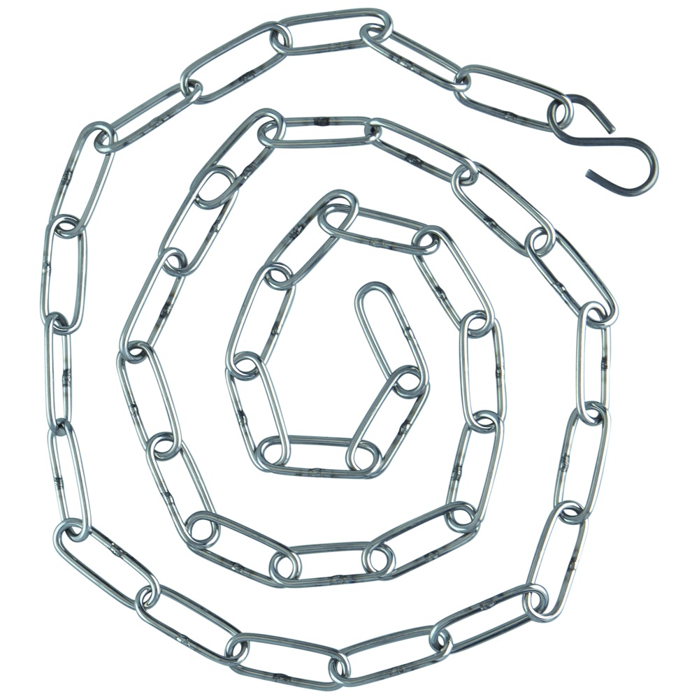 Chain, #3B with #311 Stainless Steel S-Hook, 48 Inch Chain, #3B with #311 Stainless Steel S-Hook, 48 Inch