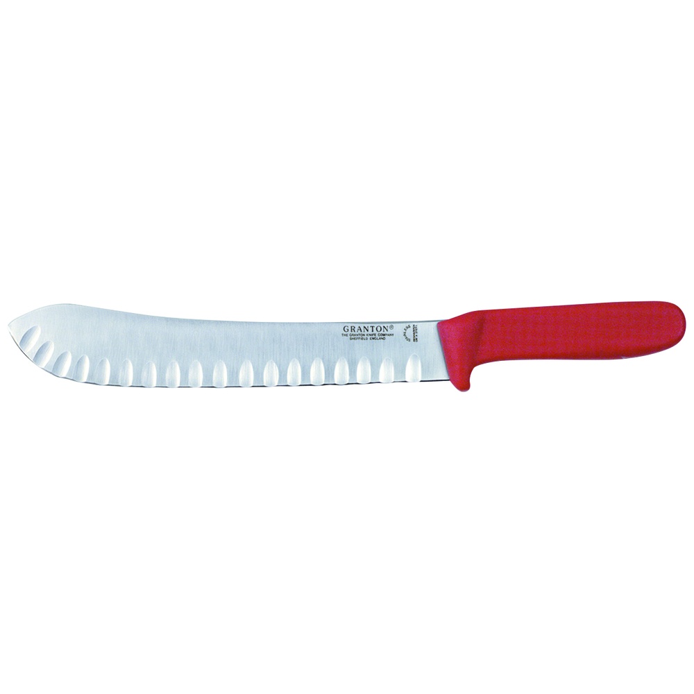 Granton Knives Ergonomic Butcher Knife, Granton Edge