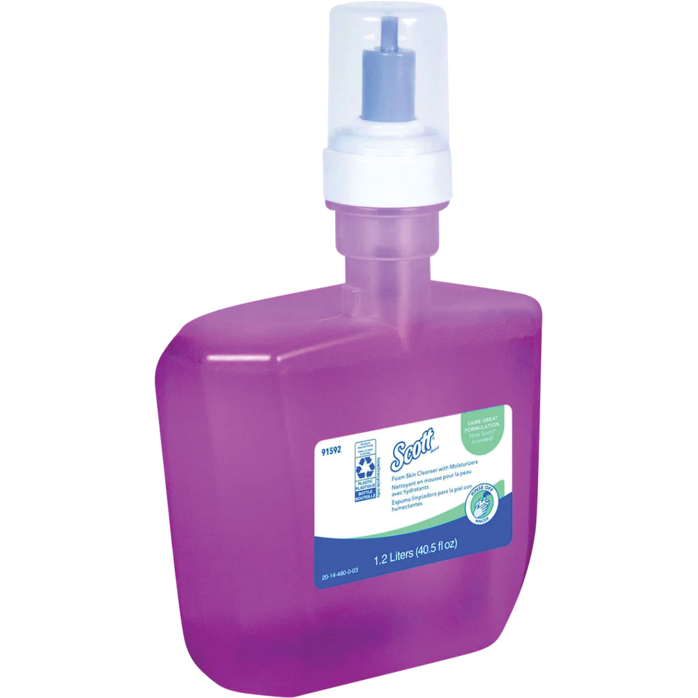 Scott Foam Skin Cleanser with Moisturizers, Floral Scent