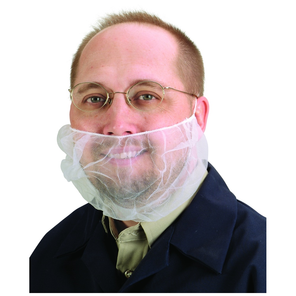 HairNet Co. Beard Net, Fine Mesh Nylon