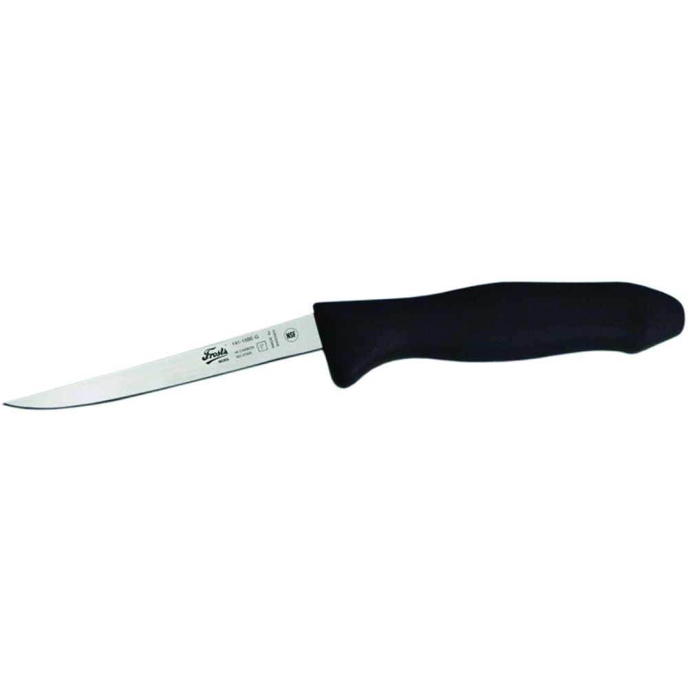 Frosts Mora 15° Downward Angled Boning Knife, Narrow, Black