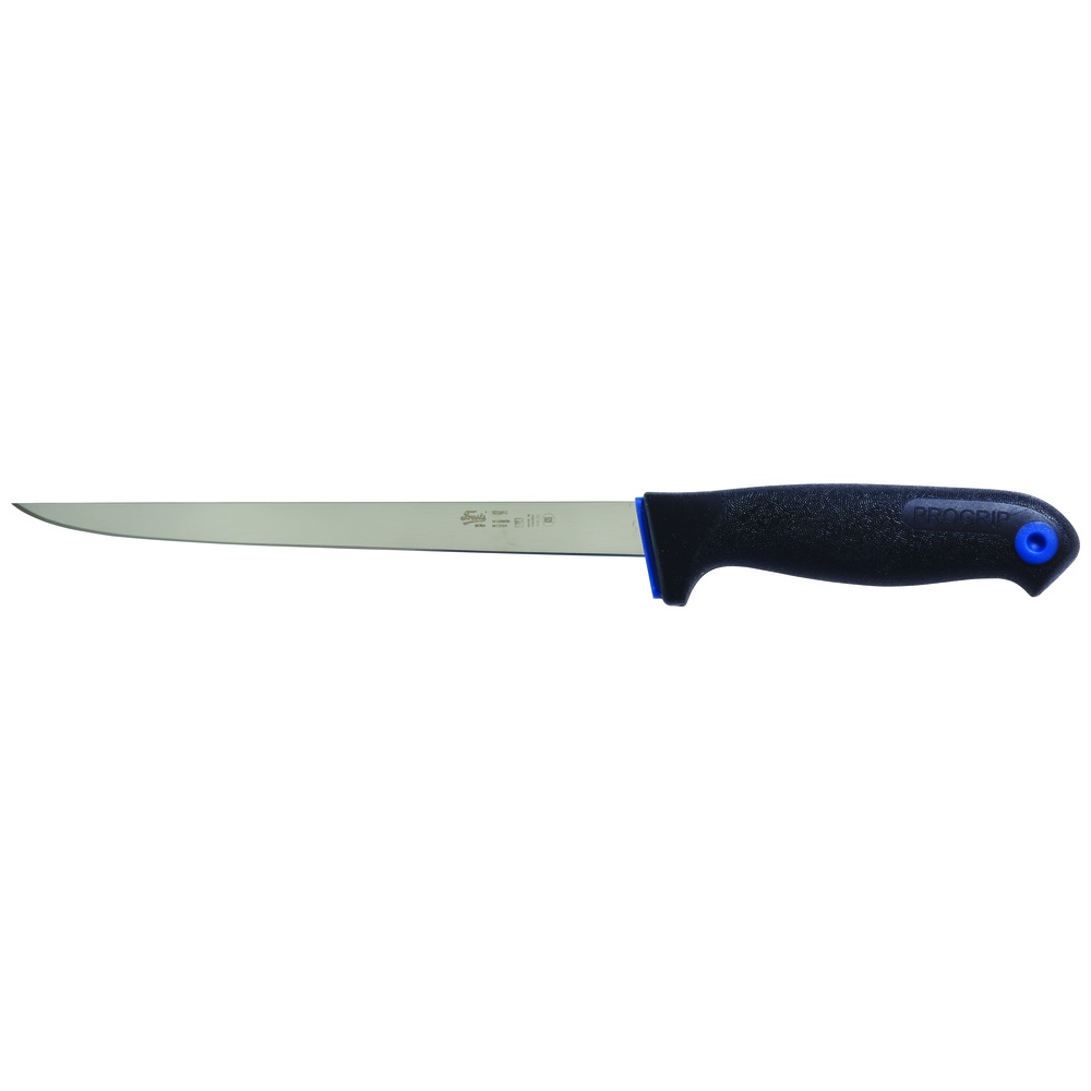 Frosts Mora Fillet Knife, Narrow, Semi-Flex, PG Handle, Black - 8.5 Inch Blade