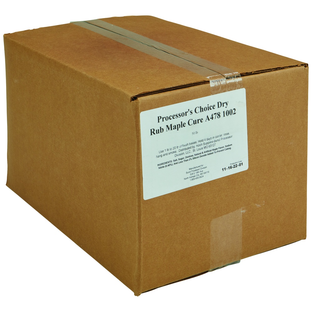 Processor's Choice Maple Cure, Dry Rub, 50 Pounds