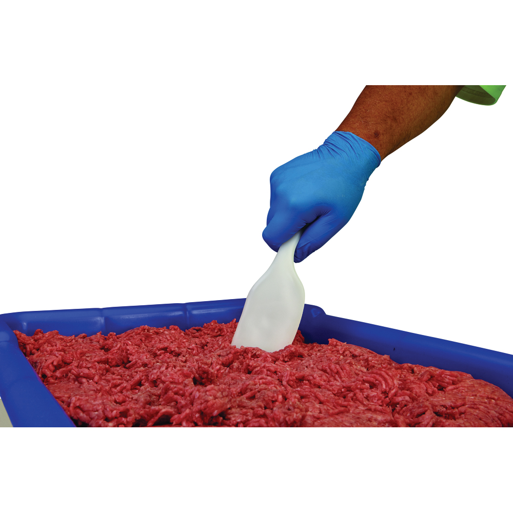 Cozzini Hamburger Paddle, Polyethylene, 8 Inch x 3 Inch, White