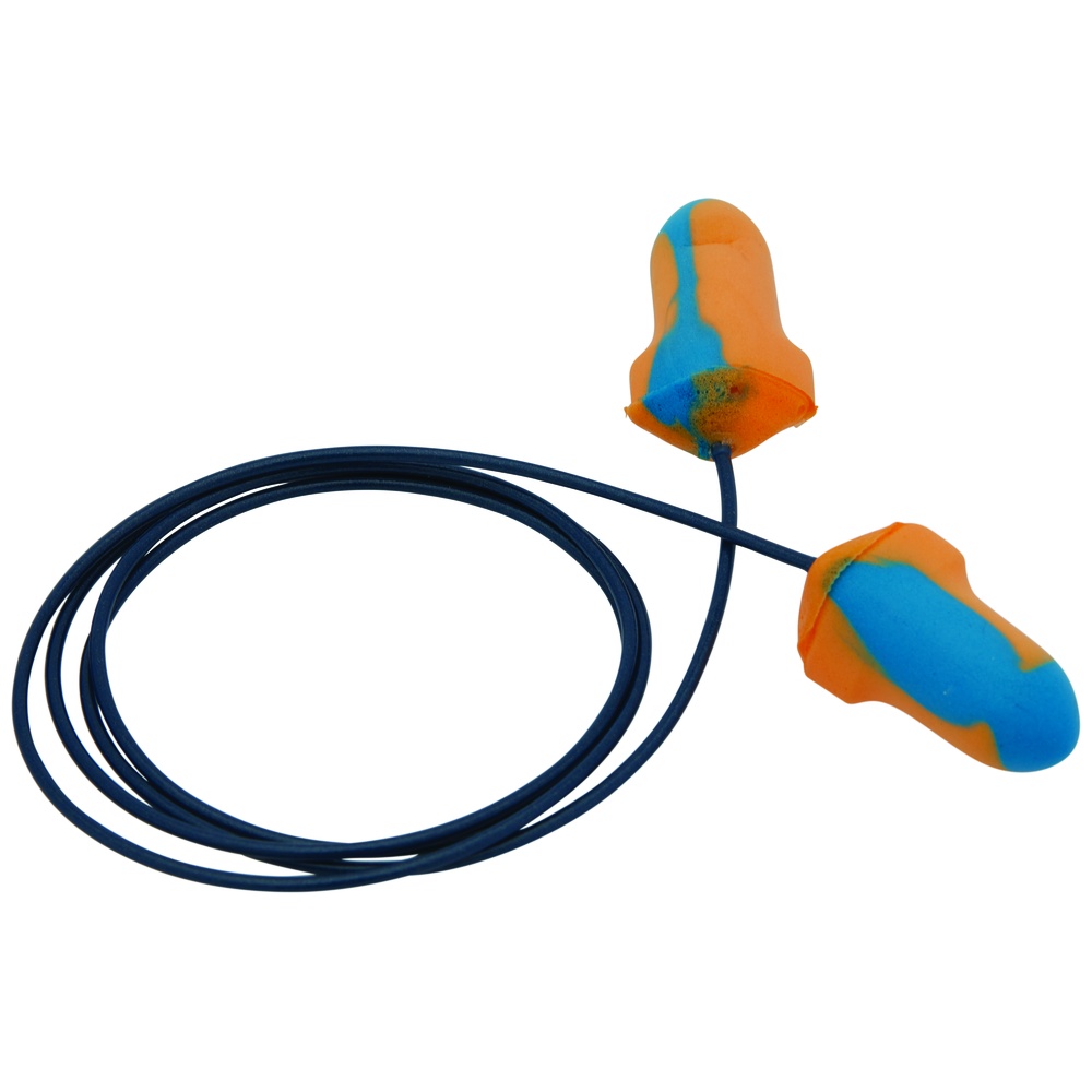 WorkHorse Disposable Metal Detectable Earplugs, T-Shaped, NRR 31