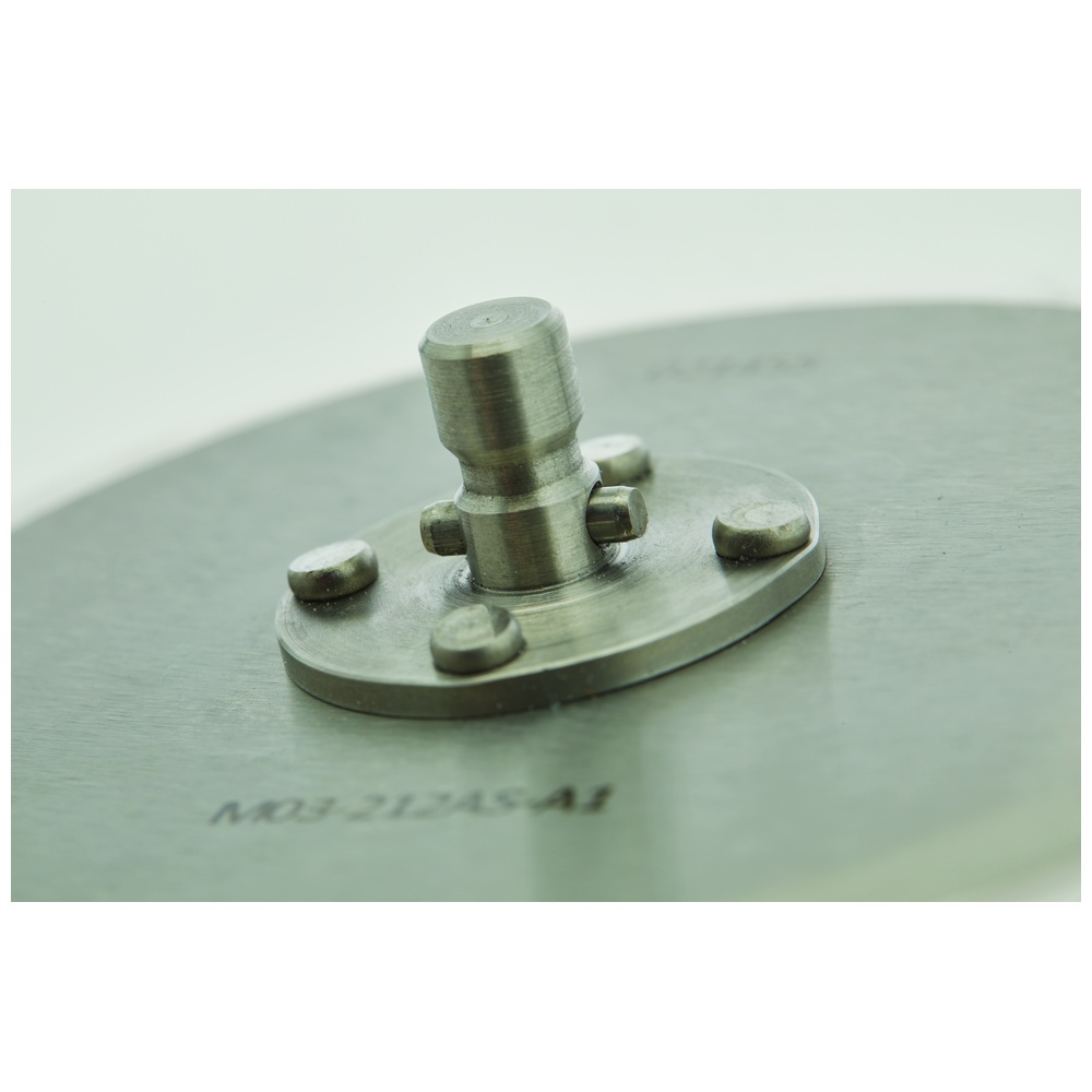 Edgemaster Circular Blade, Poultry Slitter with Hub, No Slots, Single Bevel, 3.937 Inch x 0.394 Inch x 0.661 Inch, Mayekawa OEM M03-212AS-A1