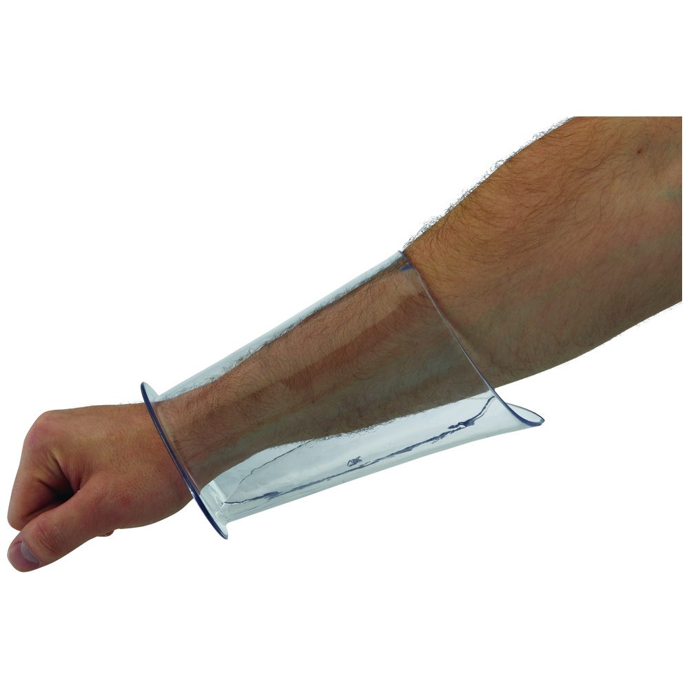 WorkHorse Premium Plastic Arm Guard, 7.5 Inch, Clear
