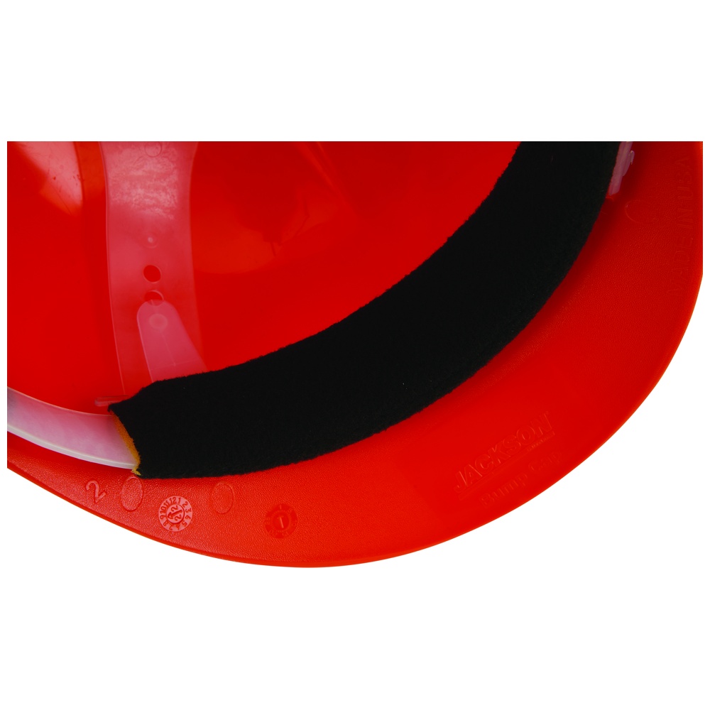 Jackson Safety BC100 Bump Cap with Visor Attachment, 4-Point Pin Lock Suspension, Polyethylene, Clear PETG Visor