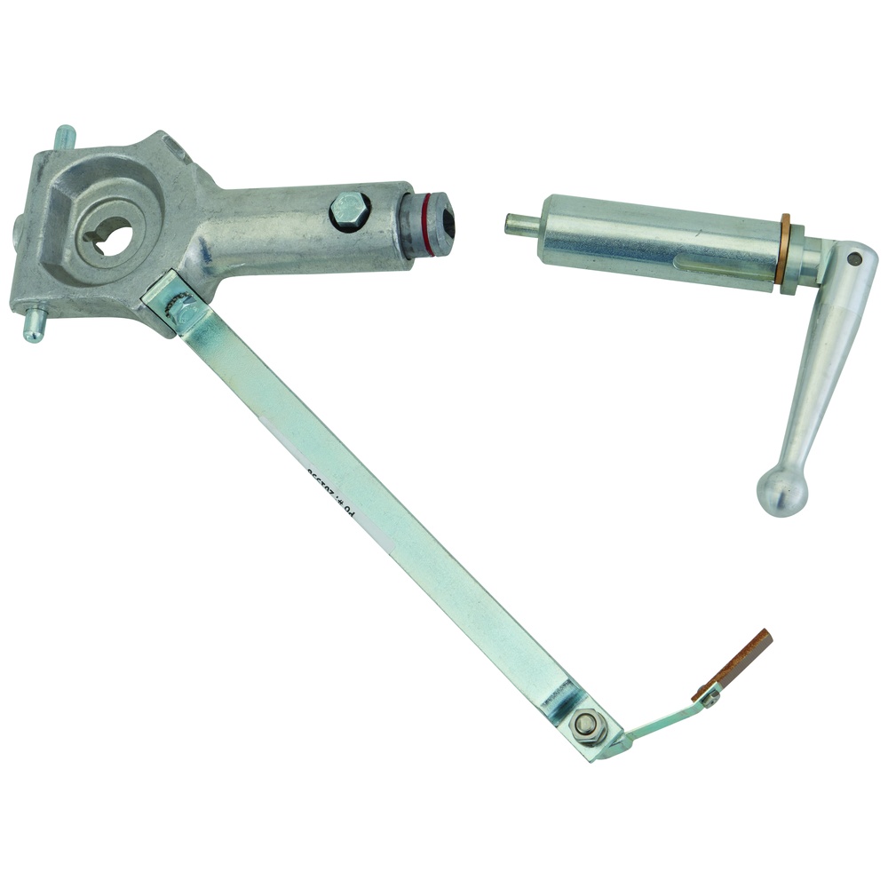 National Band Saw Co. Handle and Spindle Assembly with Sleeve for Tension Gauge, Butcher Boy, OEM 20656