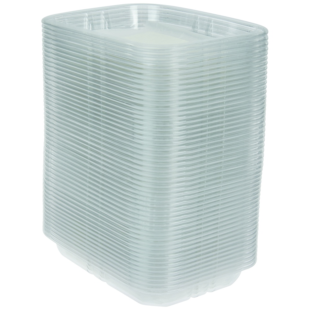 Clearly Clean Products Clear PET Food Tray Clearly Clean Products Clear PET Food Tray