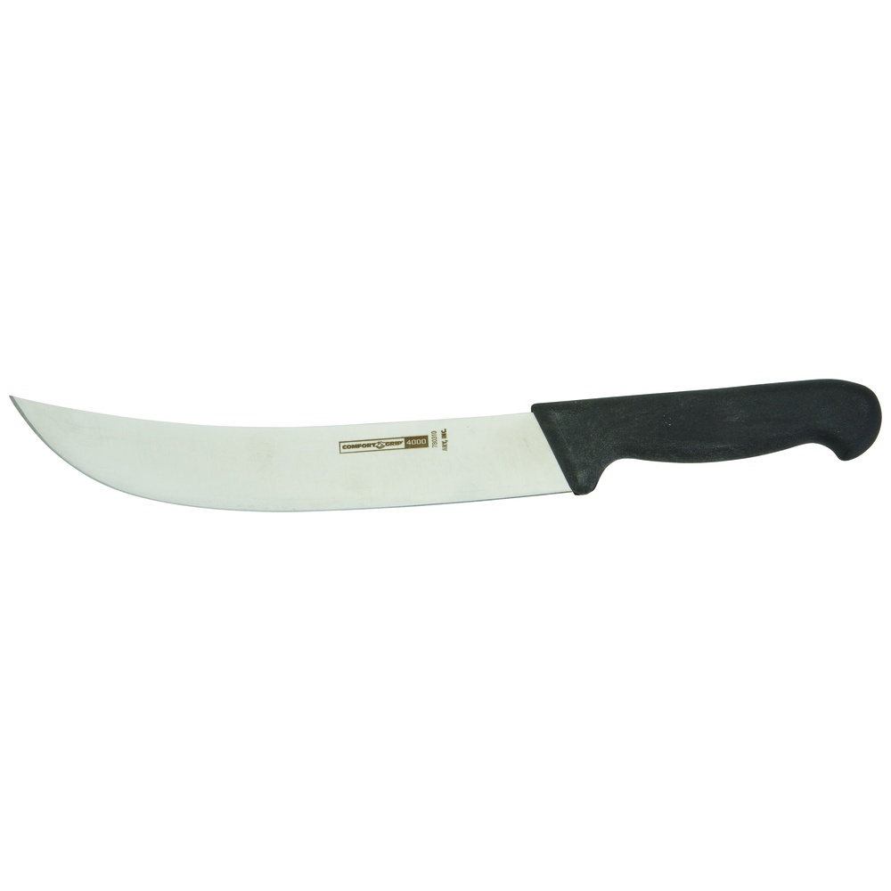 Ary Comfort Grip 4000 Curved Cimeter Knife, 10 Inch Blade, Black
