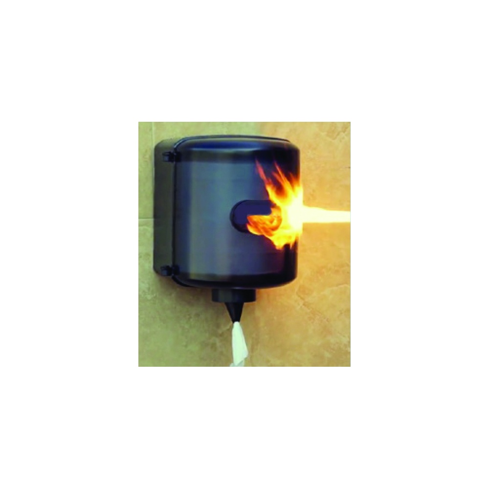 Allegiant Hygiene Solutions Hands-Free Centerpull Towel Dispenser, Waterproof, Black