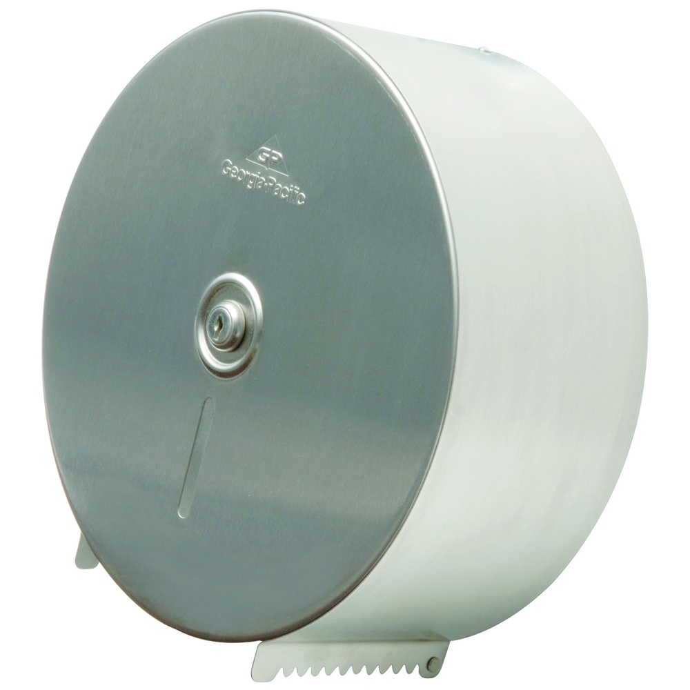 GP Pro 1-Roll Jumbo Jr. High-Capacity Toilet Paper Dispenser, Stainless Steel