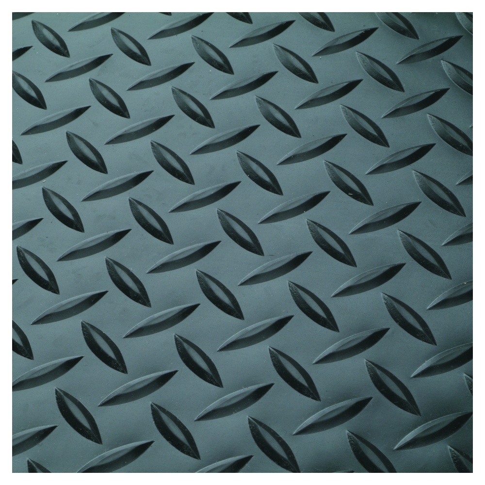 Ludlow Composites Foam Rubber Anti-Fatigue Floor Mat, Beveled Edges, 2 Feet x 3 Feet, Black
