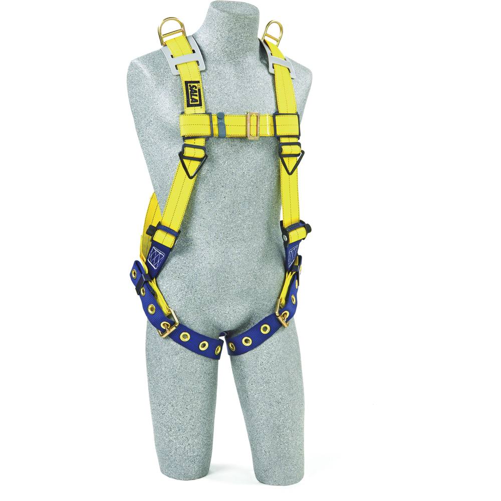 3M DBI-SALA Delta Vest Safety Harness with Back and Side D-Ring, Pass Through Chest Buckle and Tongue Leg Buckle 3M DBI-SALA Delta Vest Safety Harness with Back and Side D-Ring, Pass Through Chest Buckle and Tongue Leg Buckle