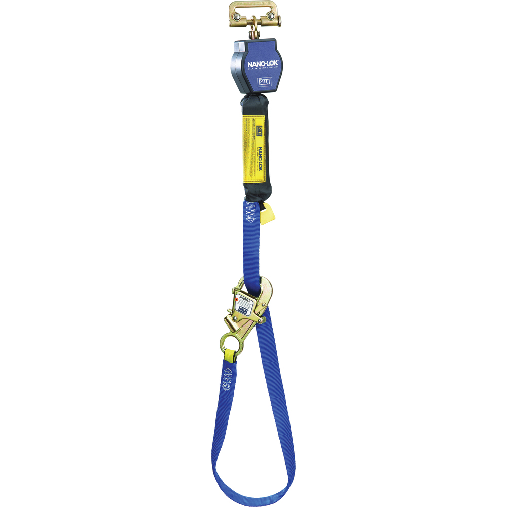 3M DBI-SALA Nano-Lok Self Retracting Lifeline with Tie-Back Quick Connect