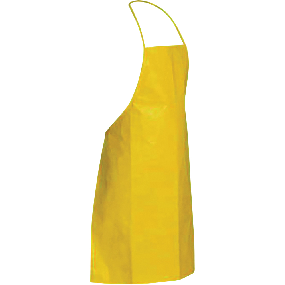 DuPont Tychem 2000 Bib Apron with Neck Loop & Waist Ties, Bound Seams
