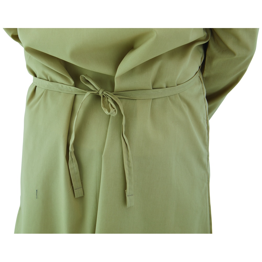 Southern Apparel Inc. Wrap-Around Butcher Frocks, 3/4 Length Sleeves, 1 Outside Top and 2 Outside Bottom Pockets, 5 Ounce