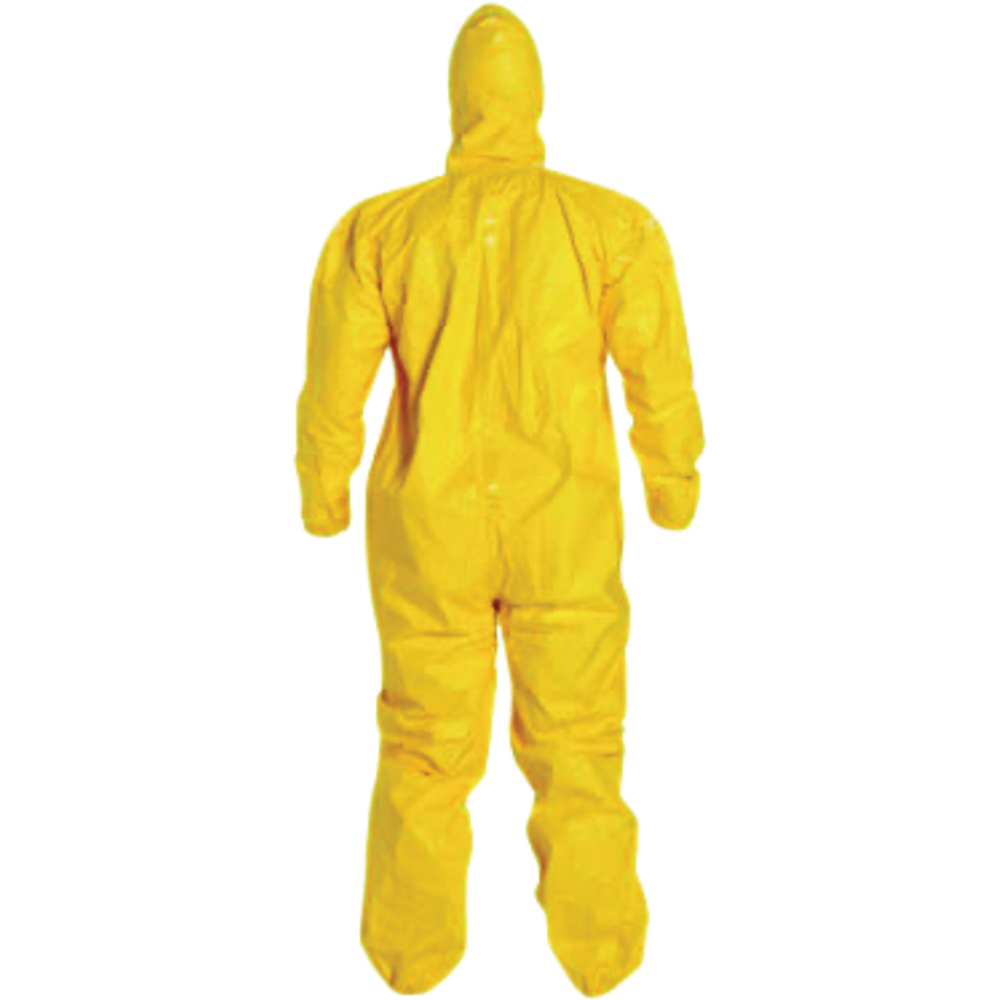 Liberty Safety QC127S Tychem® Coveralls, Attached Hood, Elastic Wrists and Ankles