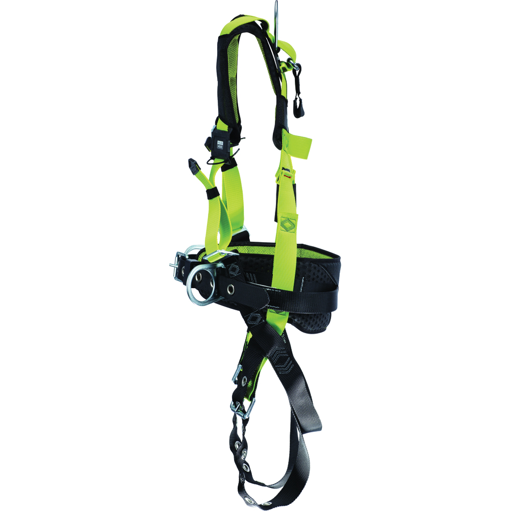 PIP Miller® H500 Full Body Harness w/ Side D-Ring, Mating Buckle, Lumbar Pad and Waist Belt