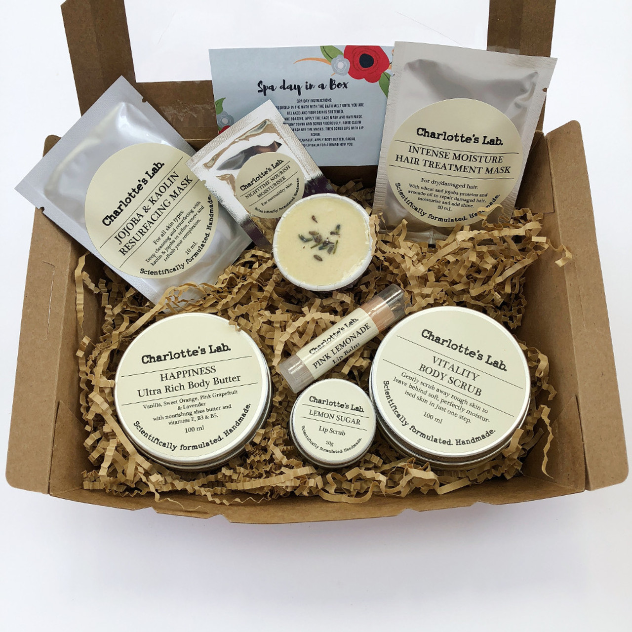 Spa Day In A Box Christmas Gift Pack By Charlotte S Lab Spa Day In A Box Christmas Gift Pack By Charlotte S Lab