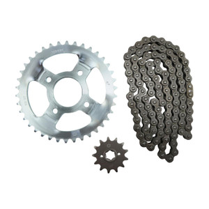 Engrane 38X13 Cadena 520Hx108L Set Italika Dm 300 (25) Choho