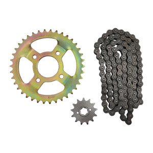 Engrane 38X13 Cadena 520Hx108L Set Italika Dm 300 (25) Roda