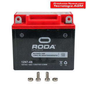 Acumulador Sellado Smf (12N7-4B) Roda 12V 7A