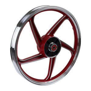 Rin Tras 17 Aluminio Rojo Italika At 110 (05-16)