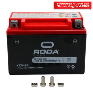 Acumulador Sellado Smf (Ytx9-Bs) Roda 12V 9A