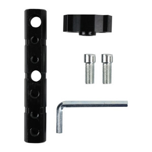 Barra Porta Accesorios Negro Para Espejo Set