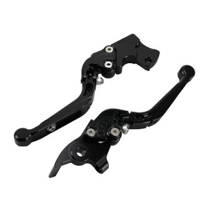 Manijas Freno/Embrague Alum Cnc Negro C/Ext Bj Pulsar Ns 200