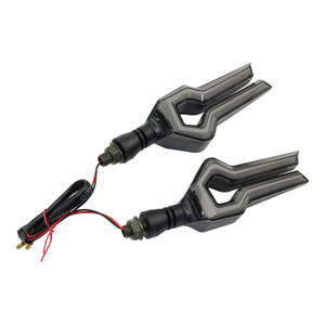 Direccional Del/Tras Mod Zxd-1 Azul Secuencial Led Set 12V