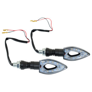 Direccional Delantera/Trasera Flecha Azul Led Set 12V