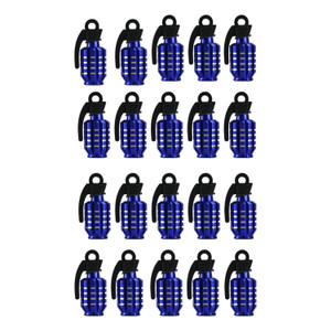 Tapon Llanta Aluminio Azul Granada