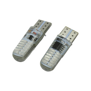 Foco T-10 Pellizco 24 Leds Azul Set 12V