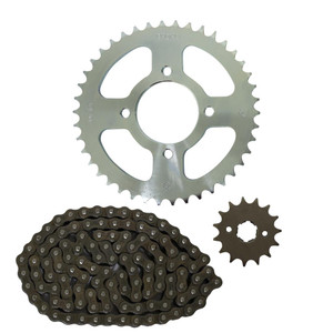 Engrane 42X15 Cadena 428Hx116L Set Vn Cyclone 200 Choho