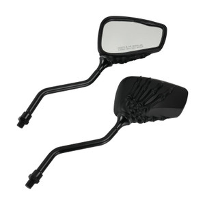 Espejo Der/Izq D/D Decorativo Esqueleto Negro Set