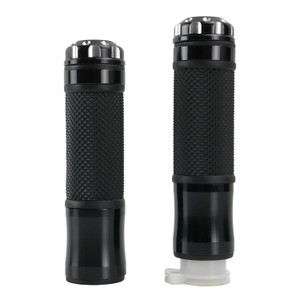 Puño C/Tubo Movil/Contrapeso Aluminio Negro Set Roda