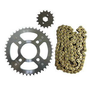 Engrane 43X16 Cadena 428X120L Dorado Set Hn Gl150Cargo Choho