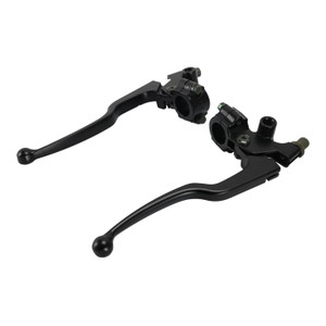 Manija Freno/Embrague Negra Con Soporte Set Universal