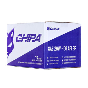 Aceite Sf 20W50 Mineral 0.946L (C/12) Moto 4T Ghira