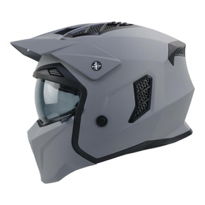 Casco Bkr Phantom Gris Mate Modular Svs