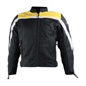 CHAMARRA SPARTAN MUJER NEGRO/AMARILLO RODA