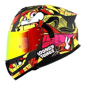 CASCO BKR FENIX ROJO MATE TURBO TUNES MICA ROJO ABATIBLE SVS