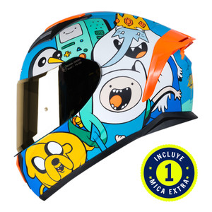 CASCO SHAFT SH582SP AZUL HORA DE AVENTURA CERRADO