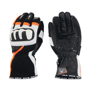 GUANTE BKR ALPHA NEGRO/NARANJA SET