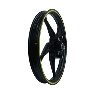 RIN DELANTERO NEGRO FILO AMARILLO ITALIKA 150 Z (22-24)