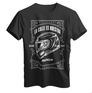 PLAYERA LOGO CASCO RODA